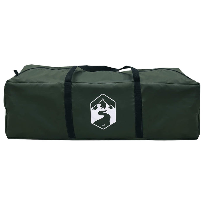 Tent Cabină Verde militar 6 persoane Poliester și oțel WALTI