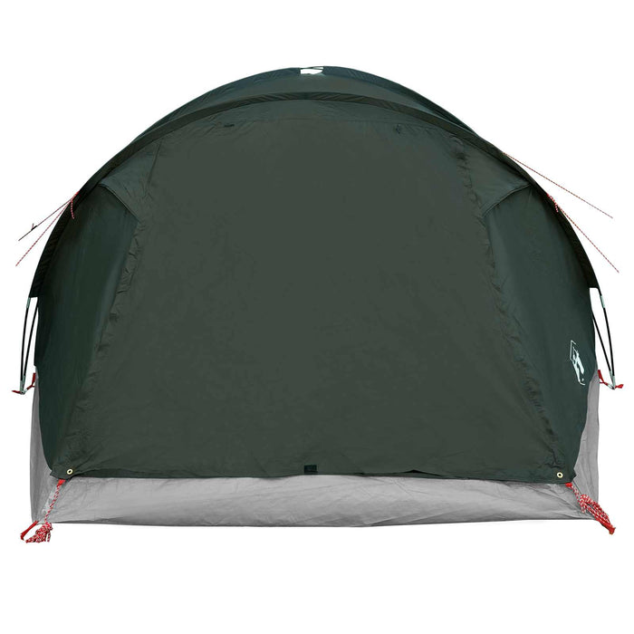 Tent Cabină Verde militar 6 persoane Poliester și oțel WALTI
