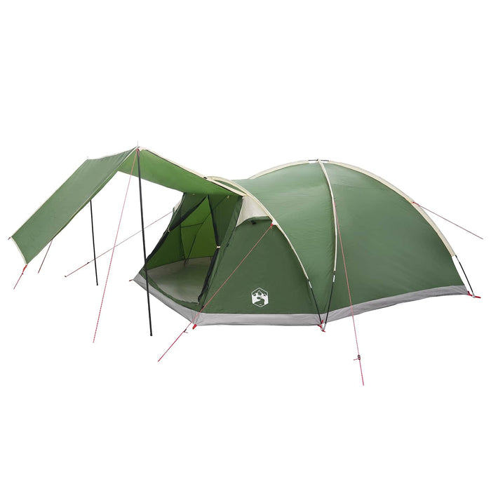 Tent Cabină cu acoperiș Verde 8 persoane Poliester și oțel WALTI