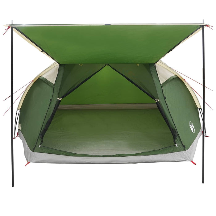 Tent Cabină cu acoperiș Verde 8 persoane Poliester și oțel WALTI