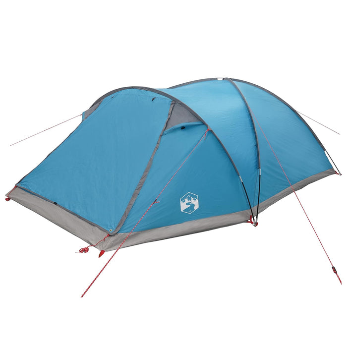 Tent Cabină cu acoperiș albastru 8 persoane Poliester și oțel WALTI