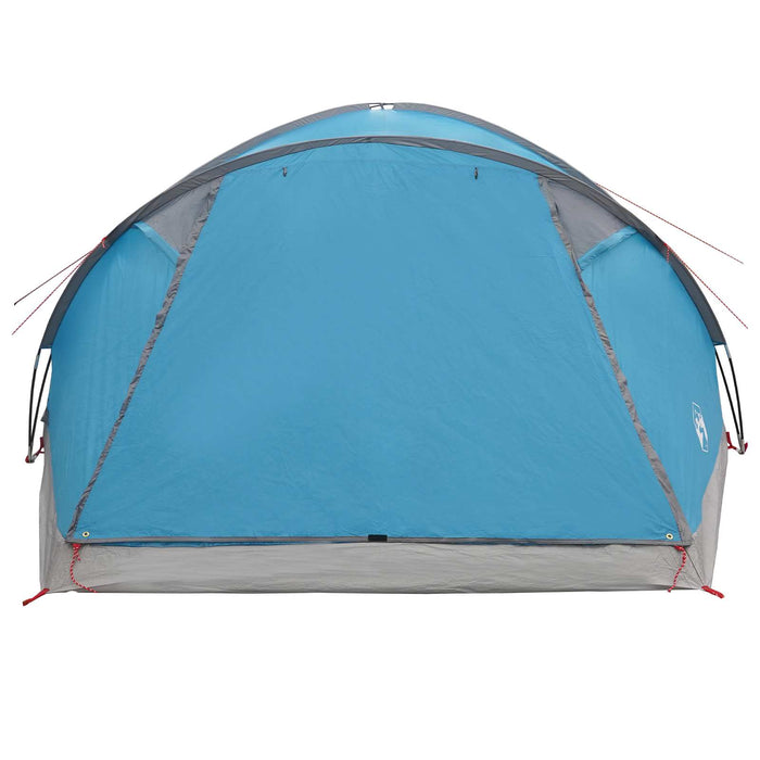 Tent Cabină cu acoperiș albastru 8 persoane Poliester și oțel WALTI