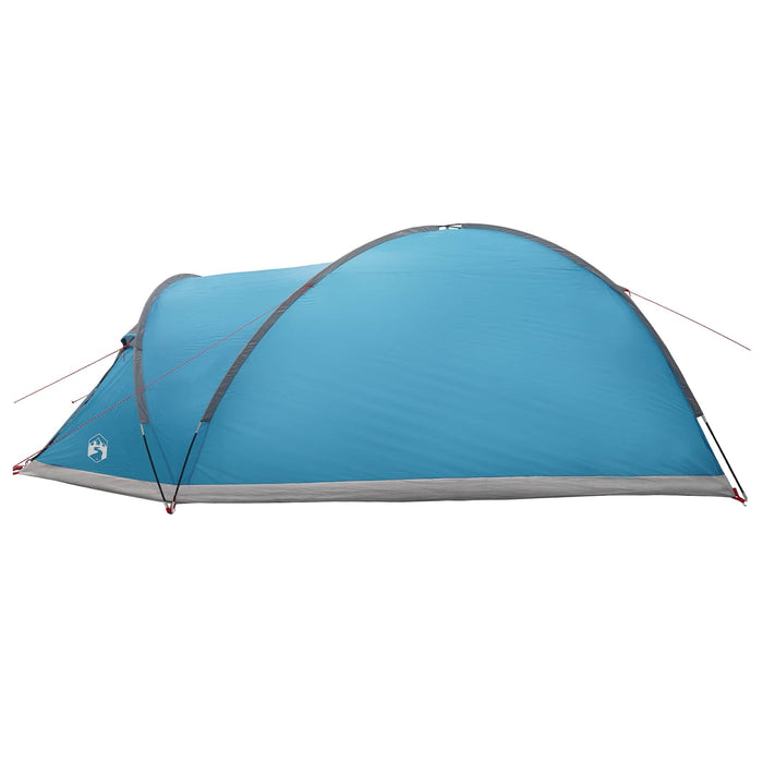 Tent Cabină cu acoperiș albastru 8 persoane Poliester și oțel WALTI