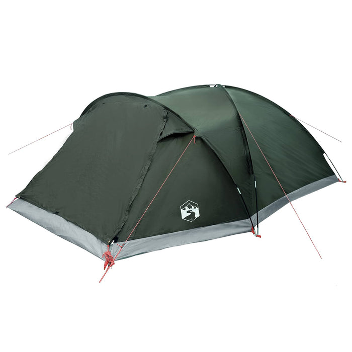Tent Cabină Verde militar 8 persoane Poliester și oțel WALTI