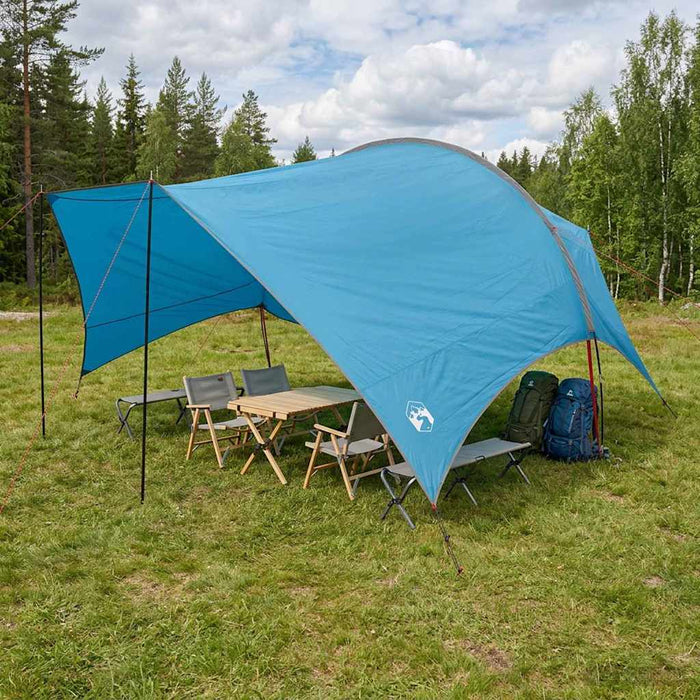 Cort de camping rezistent la apă albastru 550 x 400 x 230 cm WALTI