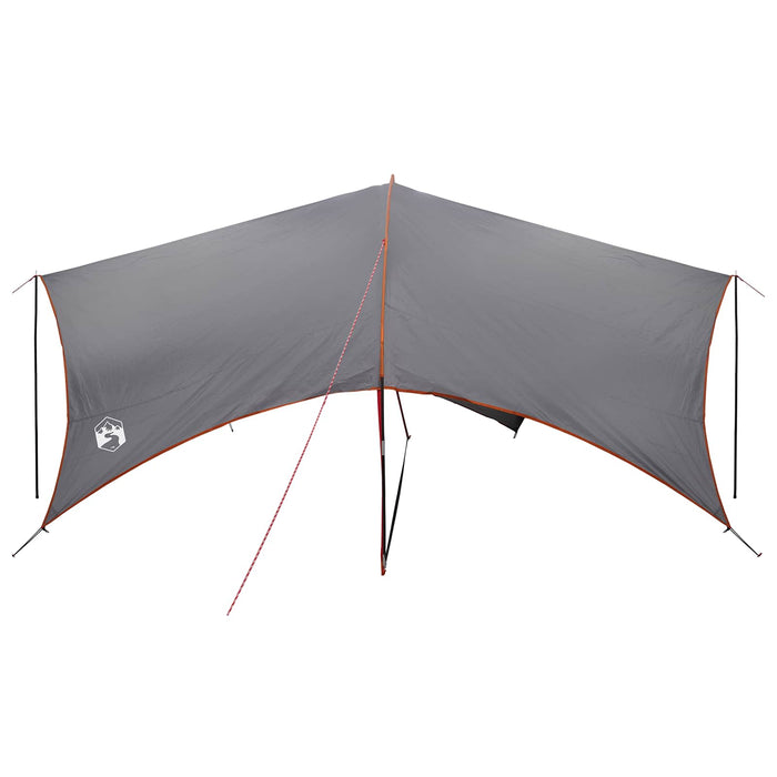 Cort de camping rezistent la apă Gri și Portocalie WALTI