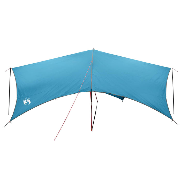 Cort de camping rezistent la apă albastru 695 x 580 x 200 cm WALTI
