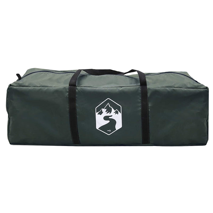 Cort de camping rezistent la apă Verde Army 695 x 580 x 200 cm WALTI