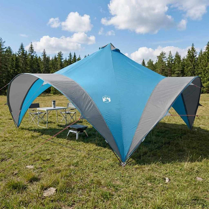 Cort pentru Petreceri cu acoperiș albastru 500 x 500 x 350 cm WALTI