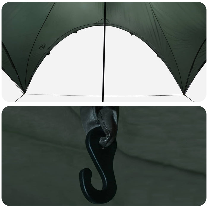 Cort pentru Petreceri Verde militar 500 x 500 x 350 cm WALTI