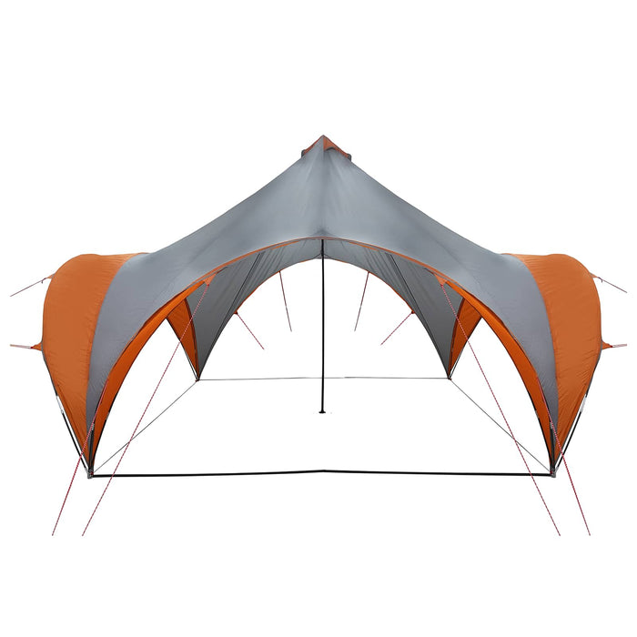 Cort pentru Petreceri Gri și Portocalie 400 x 400 x 320 cm WALTI