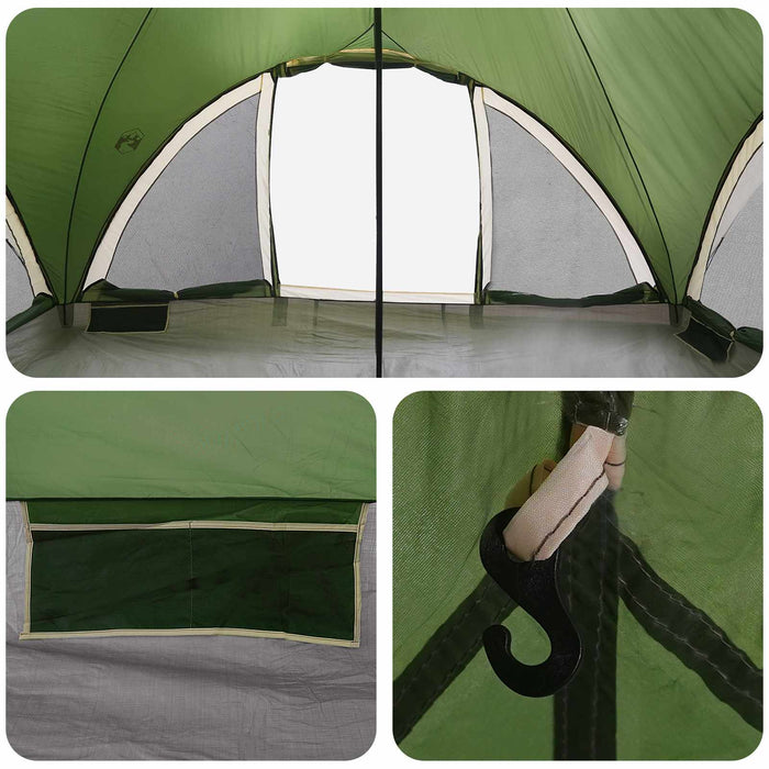 Cort Tipi Verde Pentru 18 Persoane Poliester și oțel WALTI