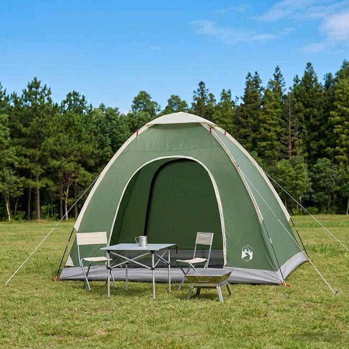 Cort de Camping cu acoperiș Verde 190 x 140 x 105 cm WALTI