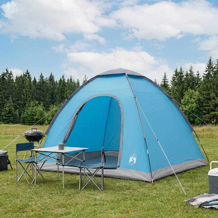 Cort de Camping cu acoperiș albastru 190 x 140 x 105 cm WALTI