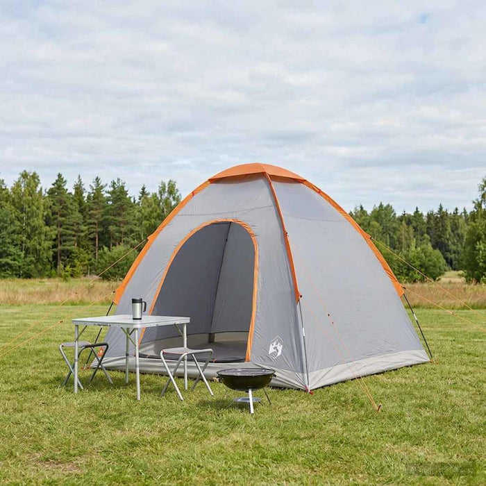 Cort de Camping Gri și Portocalie 190 x 140 x 105 cm WALTI