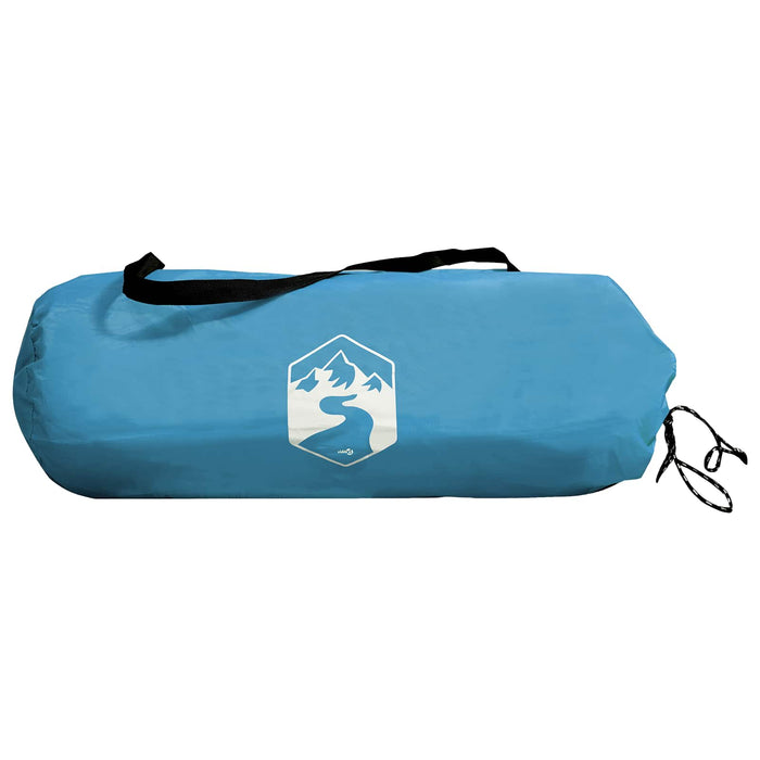 Cort de Camping cu acoperiș albastru 275 x 215 x 125 cm WALTI