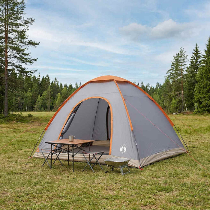 Cort de Camping Gri și Portocalie 275 x 215 x 125 cm WALTI