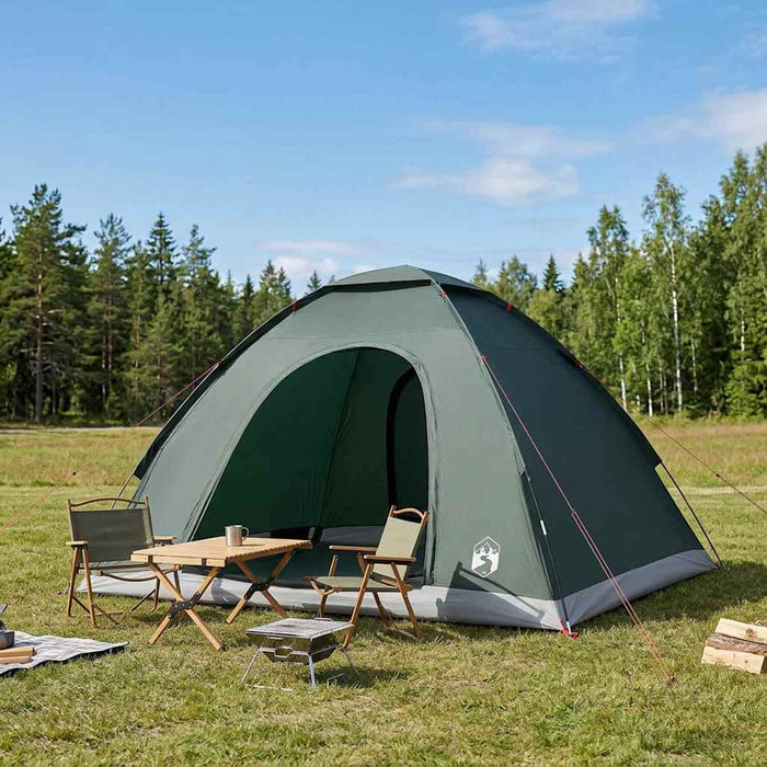 Cort de Camping cu acoperiș Verde Army 275 x 215 x 125 cm WALTI