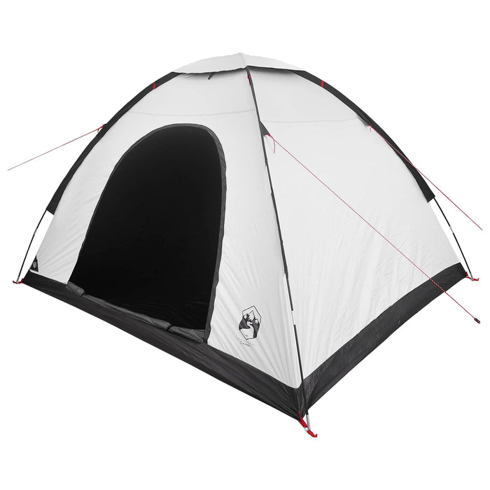 Cort de Camping cu acoperiș Alb Blackout 275 x 215 x 125 cm WALTI
