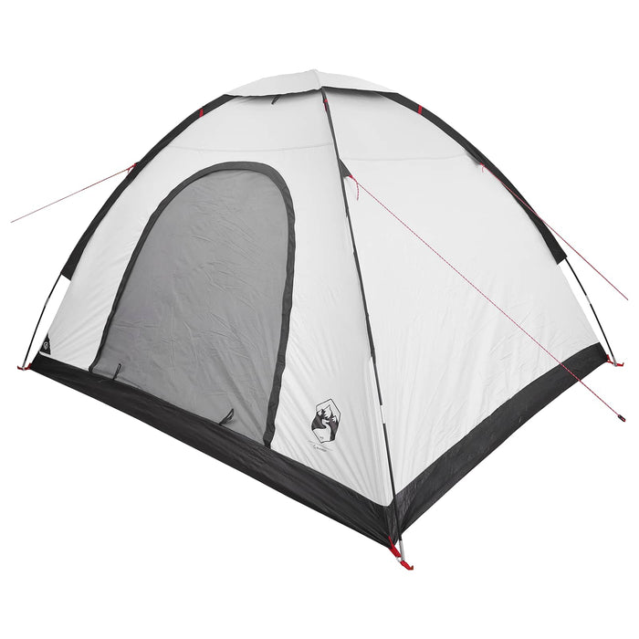 Cort de Camping cu acoperiș Alb Blackout 275 x 215 x 125 cm WALTI