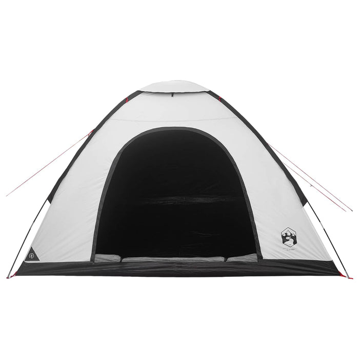 Cort de Camping cu acoperiș Alb Blackout 275 x 215 x 125 cm WALTI