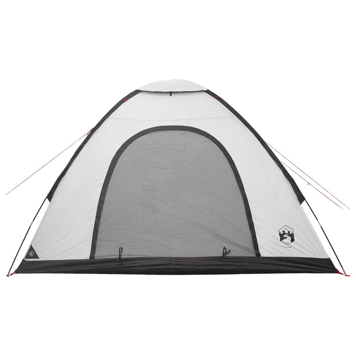 Cort de Camping cu acoperiș Alb Blackout 275 x 215 x 125 cm WALTI