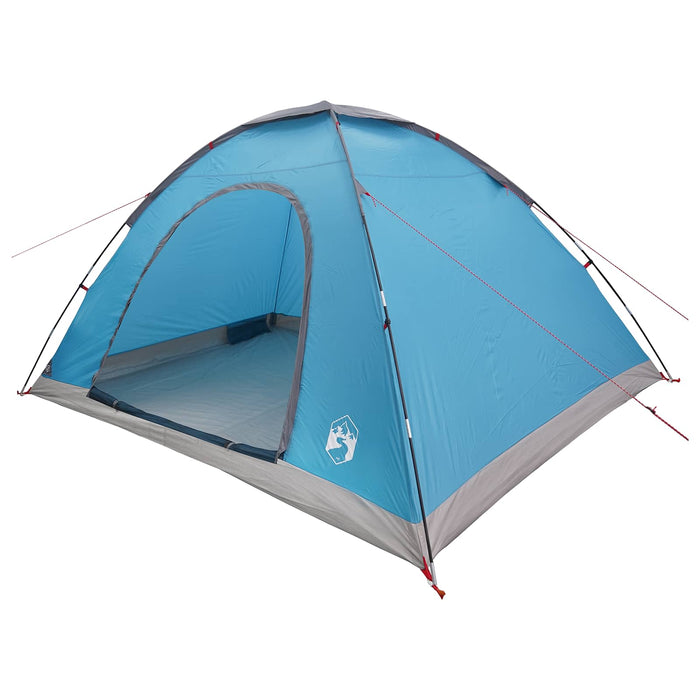 Cort de Camping cu acoperiș albastru 335 x 275 x 180 cm WALTI