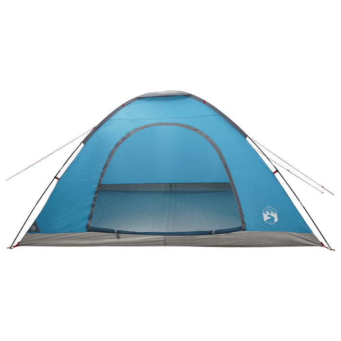 Cort de Camping cu acoperiș albastru 335 x 275 x 180 cm WALTI