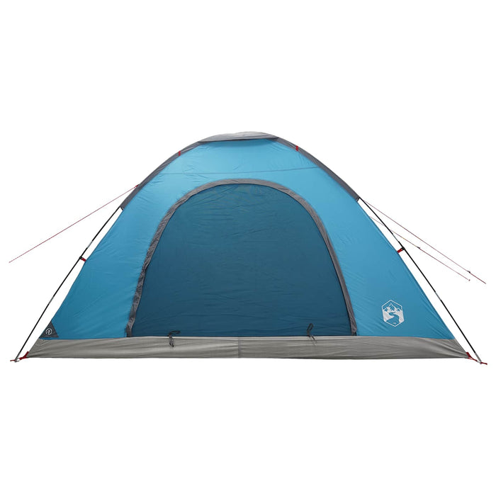 Cort de Camping cu acoperiș albastru 335 x 275 x 180 cm WALTI