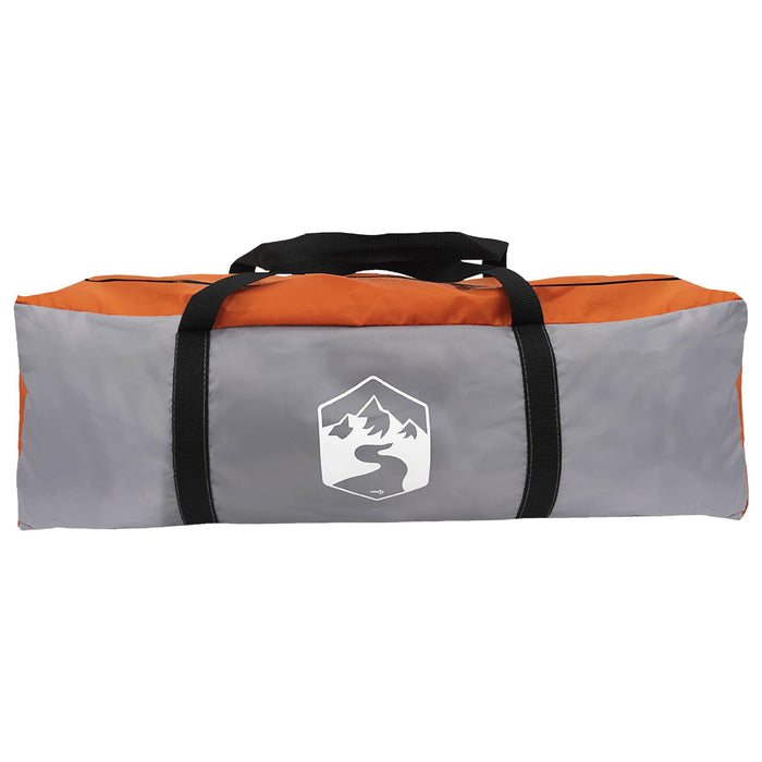 Cort de Camping Gri și Portocalie 335 x 275 x 180 cm WALTI