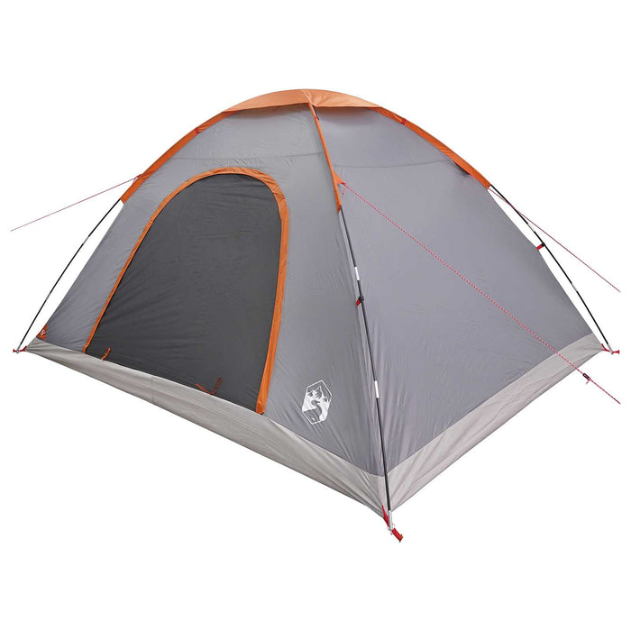 Cort de Camping Gri și Portocalie 335 x 275 x 180 cm WALTI