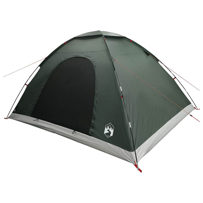 Cort de Camping cu acoperiș Verde Army 335 x 275 x 180 cm WALTI