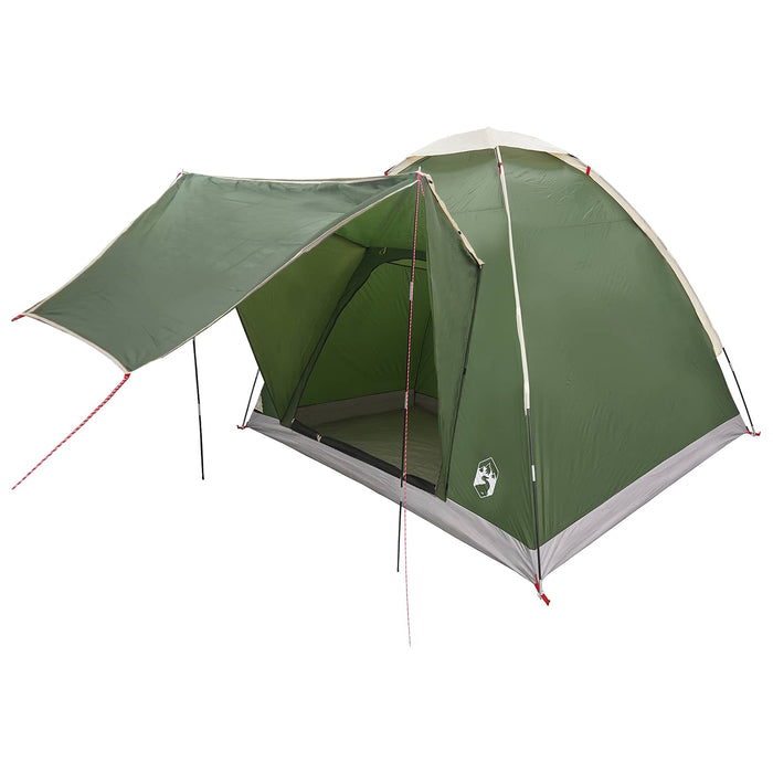 Cort de Camping cu acoperiș Verde 2 persoane Poliester și oțel WALTI