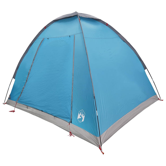 Cort de Camping albastru 2 persoane Poliester și oțel WALTI