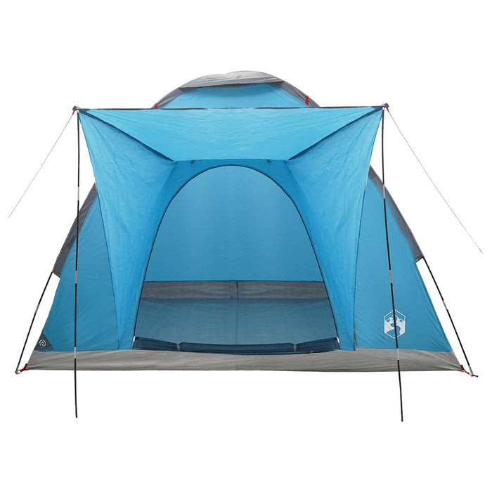 Cort de Camping albastru 2 persoane Poliester și oțel WALTI