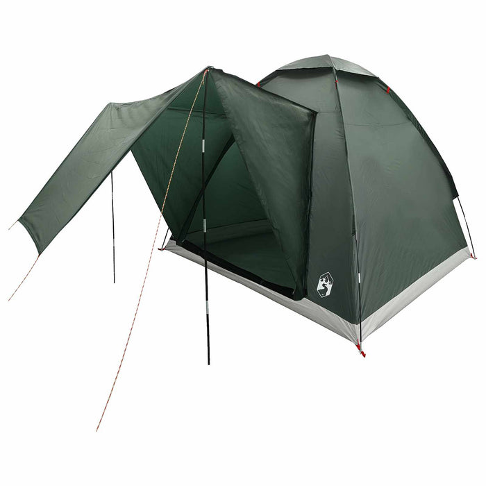 Cort de Camping Verde Army 190 x 140 x 105 cm Poliester și oțel WALTI