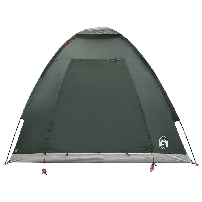 Cort de Camping Verde Army 190 x 140 x 105 cm Poliester și oțel WALTI