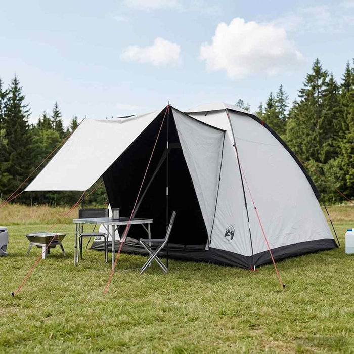 Cort de Camping cu acoperiș Alb Blackout 190 x 140 x 105 cm WALTI