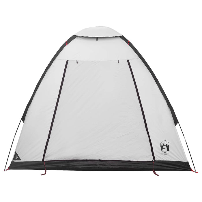 Cort de Camping cu acoperiș Alb Blackout 190 x 140 x 105 cm WALTI