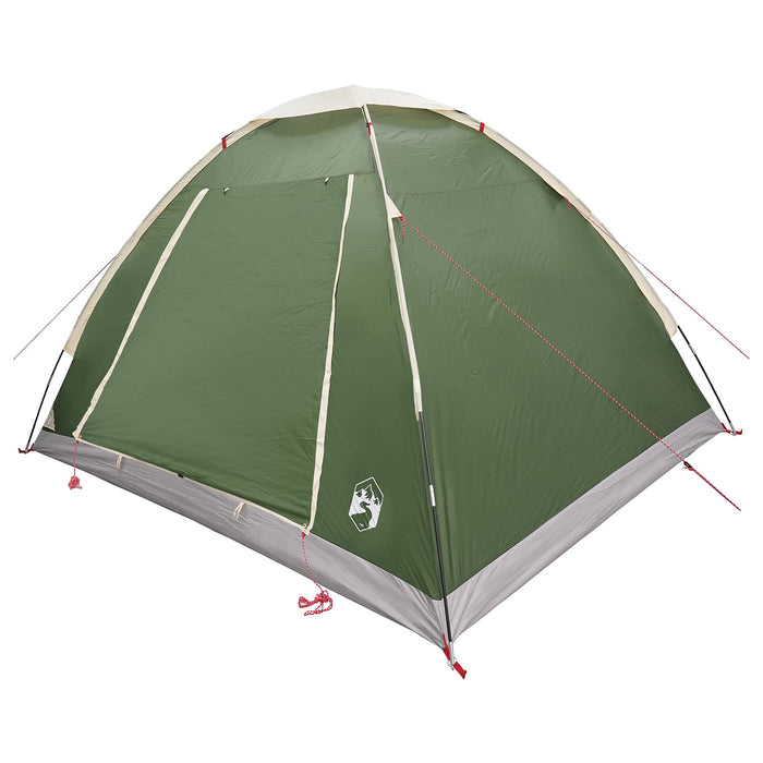 Cort de Camping cu acoperiș Verde 4 persoane Poliester și oțel WALTI
