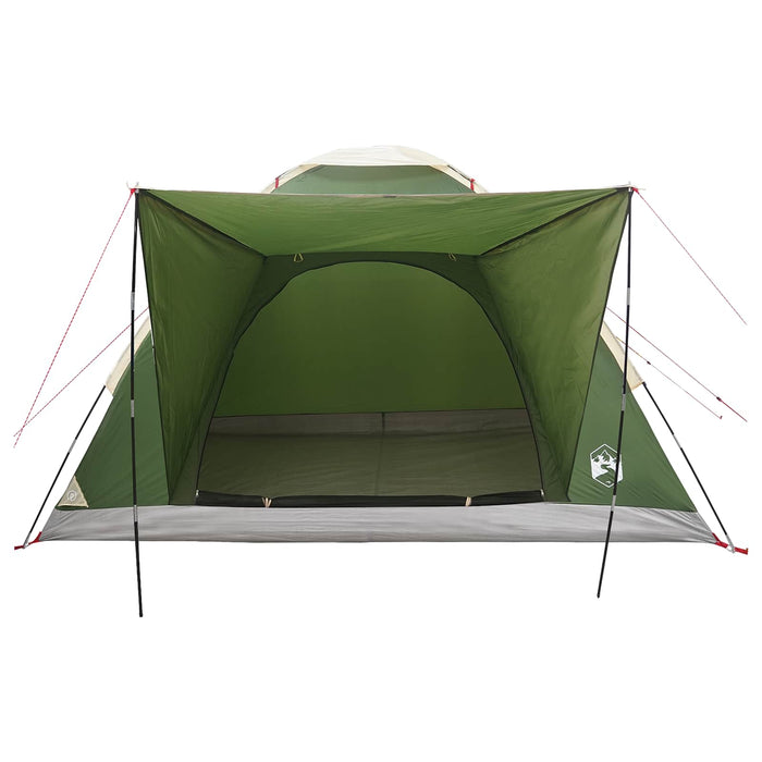Cort de Camping cu acoperiș Verde 4 persoane Poliester și oțel WALTI