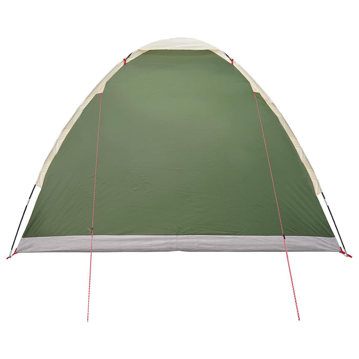 Cort de Camping cu acoperiș Verde 4 persoane Poliester și oțel WALTI