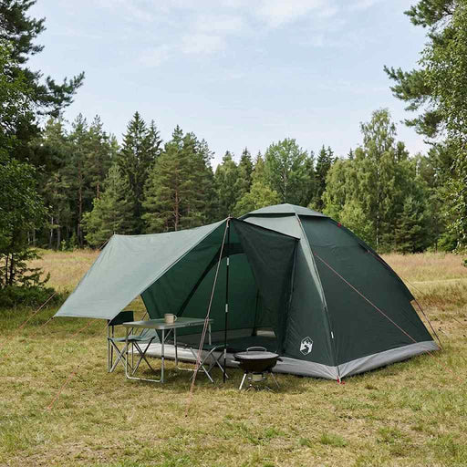 Cort de Camping Verde Army 275 x 215 x 125 cm Poliester și oțel - WALTI WALTI