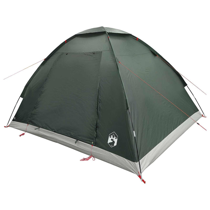 Cort de Camping Verde Army 275 x 215 x 125 cm Poliester și oțel WALTI