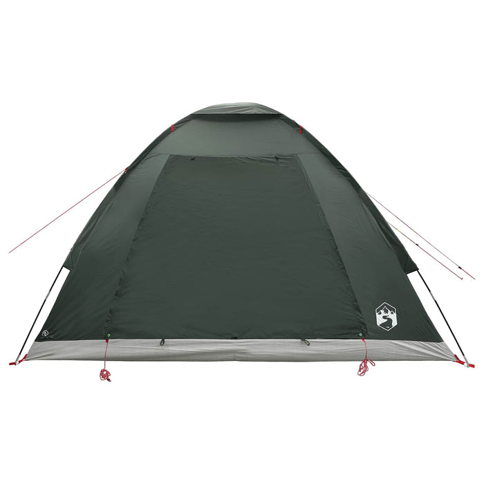 Cort de Camping Verde Army 275 x 215 x 125 cm Poliester și oțel WALTI
