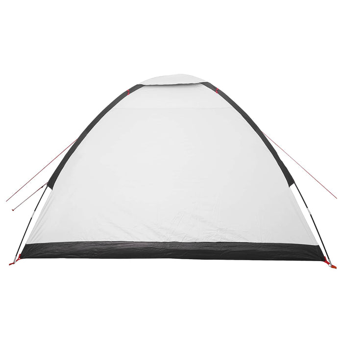 Cort de Camping cu acoperiș Alb Blackout 275 x 215 x 125 cm WALTI