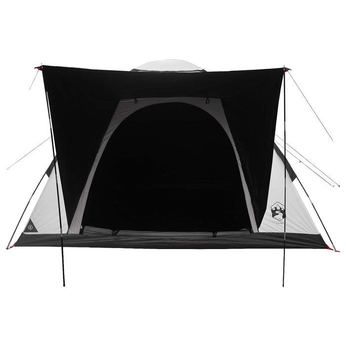 Cort de Camping cu acoperiș Alb Blackout 275 x 215 x 125 cm WALTI
