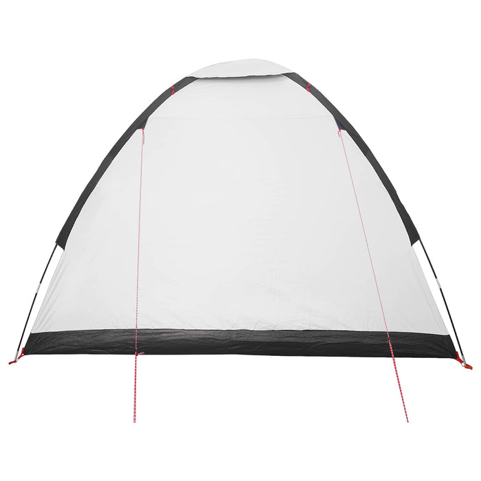 Cort de Camping cu acoperiș Alb Blackout 275 x 215 x 125 cm WALTI
