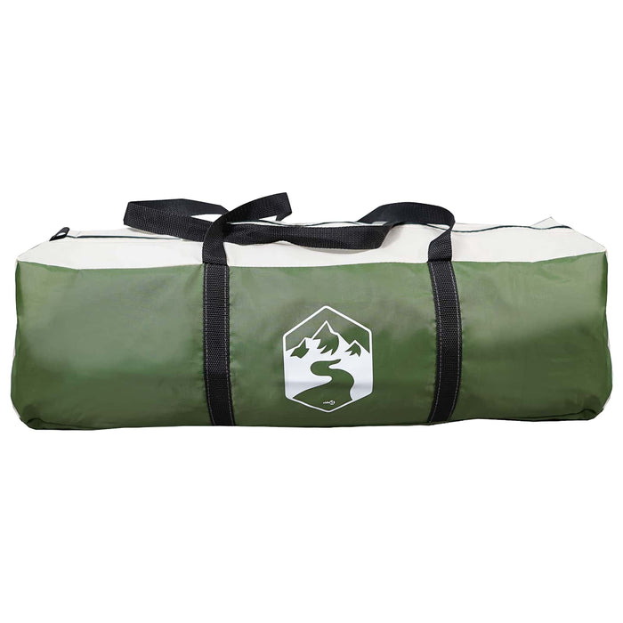 Cort de Camping cu acoperiș Verde 6 persoane Poliester și oțel WALTI