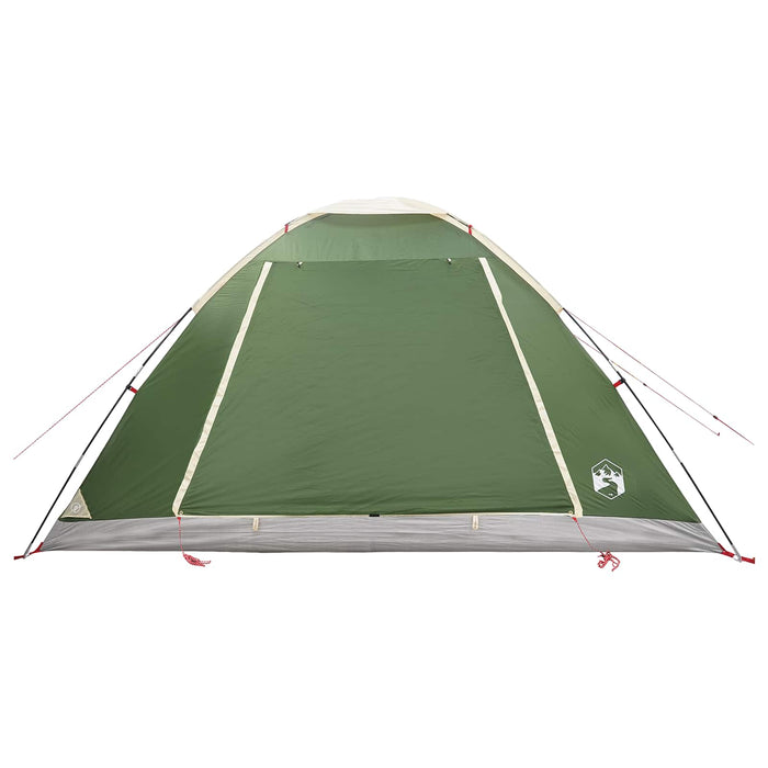 Cort de Camping cu acoperiș Verde 6 persoane Poliester și oțel WALTI
